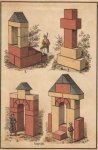ANKER-BOUWSTENEN - Richter's Bouwvoorbeelden. No. 1 nieuwe reeks. (Eerste trap van geoefendheid in het bouwen met steenen klein kaliber).