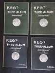 KEG plaatjesalbum compleet - Keg's thee-album 'Internationaal 'Keg, 1921. album, '1913. overdruk in 1924' - 'Dit album heeft historische waarde' compleet