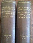 De Bie, Dr. J.P. / Loosjes, Mr. J. - Biographisch woordenboek van Protestantsche Godgeleerden in Nederland --- Eerste deel, A-B en Tweede deel, C-E (ook los te koop)