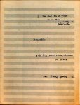 Godron, Hugo: - [Autograph] "Nouvelles" / 2ème trio pour violon, violoncelle / et piano / par Hugo Godron `63 / À mon ami Cor de Groot / et son Trio / - Nap de Kleijn et / Joop Cantor