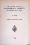 Martin, K. - Die Eintheilung der Versteinerungs-Fuehrenden Sedimente von Java