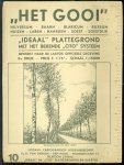 Cartografisch uitgeversbedrijf H. van Diehlen, 's-Gravenhage - (PLATTEGROND / KAART - CITY MAP / MAP) Het Gooi ( ideaal plattegrond met het bekende CITO systeem )