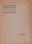 Kleerekoper, A.B. - Het hooglied. Zangen van liefde Kleerekoper, A.B. - Het hooglied. Zangen van liefde