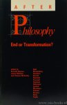 BAYNES, K., BOHMAN, J., MCCARTHY, T. (ED.), - After philosophy. End or transformation?
