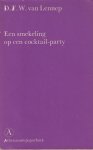 Lennep, D.F.W. van - Een smekeling op een coctail-party. Griekse studies