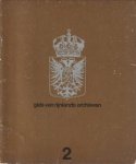 HOEK, J.A. VAN DEN - Gids van Rijnlands Archieven deel 2 *) HOEK, J.A. VAN DEN - Gids van Rijnlands Archieven deel 2 *)