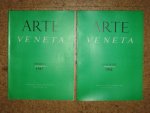 Arte Veneta: - Arte Veneta. Rivista di storia dell' Arte. Volumes I-XVI (1947-1962), XX (1966).