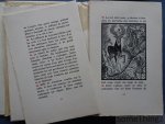 Flaubert, Gustave. - La légende de Saint Julien l'Hospitalier. Gravure sur bois de Louis Bouquet.