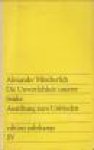 MITSCHERLICH, ALEXANDER - Die Unwirtlichkeit unserer Städte. Anstiftung zum Unfrieden