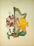 RL - Menukaart Rotterdamsche Lloyd, Mermaid with Harp