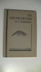 Veerman, O. L / Bos / Stiksma ea. - In memoriam O. L. Veerman