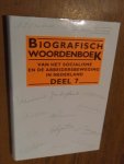 Meertens, P.J. - Biografisch woordenboek van het socialisme en de arbeidersbeweging in Nederland deel 7