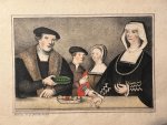  - [Antique lithography, gastronomy] Middle ages gastronomy scene, publishing date 19th century, steendruk van L. Schierbeek, 1 p.