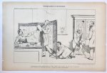 Braakensiek, Johan (1858-1940) - [Original lithograph/lithografie by Johan Braakensiek] Crisisgeruchten in Duitschland, 5 Mei 1901, 1 pp.