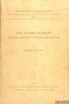 Schmitt, Alfred - Die Alaska-Schrift und ihre Schriftgeschichtliche Bedeutung + Abbildungsheft