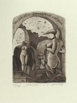 Kens, Andriy. - Exlibris voor Geerth van der Zee 'Cloister'. Kens, Andriy. - Exlibris voor Geerth van der Zee 'Cloister'.