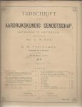 BAS, F. de & J. KUIJPER - De waterwegen in Nederland. [Tijdschrift van het Aardrijkskundig Genootschap Deel IV No. 3 + 4] - [Text + Large folding map].