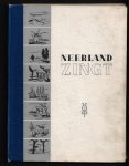 Jos Vranken Sr./Piet Gertenaar illustraties en bandontwerp - Zo zingt Nederland Een verzameling van 142 bekende liederen voor zang en piano (of harmonium)