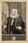 Georg Martin Preisler (1700-1754), after Johann Justin Preisler (1698-1771) - [Antique portrait print, engraving, 1750] Portrait of jurist Karl Wilhelm Woelcker, published 1750, 1 p.