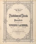 Lachner, Vinzenz: - Praeludium und Toccata für Pianoforte. Op. 57
