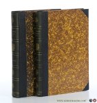 Schäffle, Albert. - Die Steuern. Allgemeiner Teil & Besonderer Teil [ 2 volumes ].