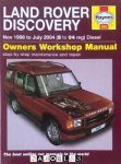 Martynn Randall - Land Rover Discovery Nov 1998 to July 2004 (S to04 reg) Diesel. Owners Workshop Manual