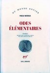 Pablo Neruda 11441 - Odes élémentaires