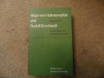 Prohl, Jürgen - Hugo von Hofmannsthal und Rudolf Borchardt. Studien über eine Dichterfreundschaft