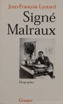 LYOTARD, J.F. - Signé Malraux.