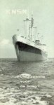 KNSM - Brochure KNSM, Uw vacantie voor de boeg 1963