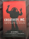 Catmull President of Pixar and Disney Animation, Ed - Creativity, Inc.