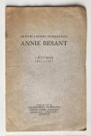 Nederlanders - Nederlanders herdenken Annie Besant 1 october 1847-1947