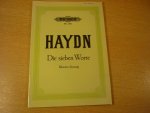 Haydn; Franz Joseph (1732-1809) - Die sieben letzten Worte des Erlosers am Kreuze; Klavierauszug (Wilhelm Weismann)