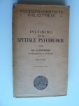 Heymans, Dr.G. - Inleiding tot de speciale psychologie, 2dl