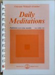 Aivanhov, Omraam Mikhael - DAILY MEDITATIONS. 1990 + 1991 complete in 3 volumes.