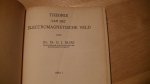 Elias, Jhr. Dr. G.J. - Theorie van het electromagnetische veld,    Deel I (1) en II (2)