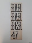 Bernlef, J. & G. Brands & K. Schippers (redactie) - Barbarber 47: Tijdschrift voor teksten