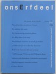 Deleu, Jozef e.a - Ons Erfdeel Algemeen-Nederlands Tweemaandelijks cultureel Tijdschrift 39e jaargang nummer 1/1996