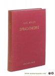Bühler, Karl. - Sprachtheorie. Die Darstellungsfunktion der Sprache. Mit 9 Abbildungen im Text und auf 1 Tafel. [ 1st ed. ].