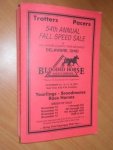 Blooded Horse Sales Company - Blooded Horse Sales Company 54th Annual Fall Speed Sale Delaware Ohio 12 tm 15 November 2001 (drafsport)