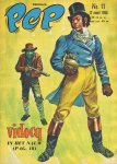 Diverse  tekenaars - PEP 1966 nr. 11, stripweekblad, 12 maart met o.a. DIVERSE STRIPS /VIDOCQ (COVER HANS G. KRESSE)/VOORBESCHOUWING ZESDAAGSE AMSTERDAM (2 p.)/ROLLING STONES (PHOTO, 1 p.)/F-84 (POSTER 2 p. THIJS POSTMA), goede staat