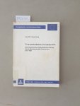 Trespenberg, Uwe: - Finanzielle Märkte und Geldpolitik : e. theoret. u. empir. Analyse für d. Bundesrepublik Deutschland 1975 - 1982.
