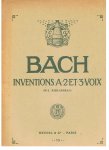 Riss-Arbeau, M.-J. - Bach - Inventions a 2 et 3 Voix