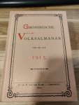 - groningsche volksalmanak 1915 - groningsche volksalmanak 1915