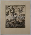 FOCK, HERMANUS (1766-1822), - Landscape with sitting shepherd and three sheep