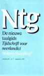 Gerritsen, W.P. e.a. (redactie) - De nieuwe taalgids, jaargang 86, nummer 5, september 1993