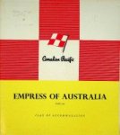 Canadian Pacific - Brochure Empress of Australia Plan of Accommodation