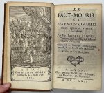 Jacques, J. - Rare, 1762, Poetry | Le Faut-Mourir et Les Excuses Inutiles qu'on apporte à cette necessité. A Lyon, Chez Antoine Molin, Libraire, 1762, 492 pp.