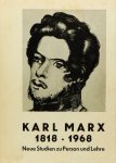 MARX, K., LAMM, H., MONZ, H., NELL-BREUNING, O. VON - Karl Marx 1818. 1968. Neue Studien zu Person und Lehre.