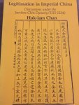 Hok-lam Chan - Legitimation in imperial China discussions under The jurchen Chin Dynasty 1115-1234